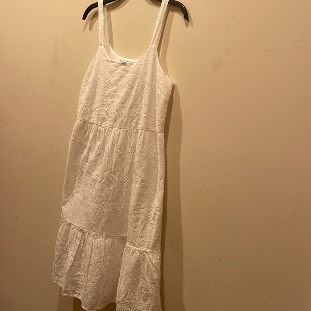 Lucky Brand from Anthropologie white eyelet dress NWOT
